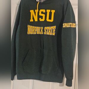Green NSU Norfolk State Hoodie